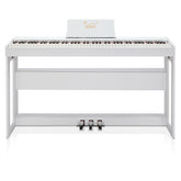 Glarry GDP-104 88-Key Home Fully Weighted Hammer-action Keybed Digital Piano - White